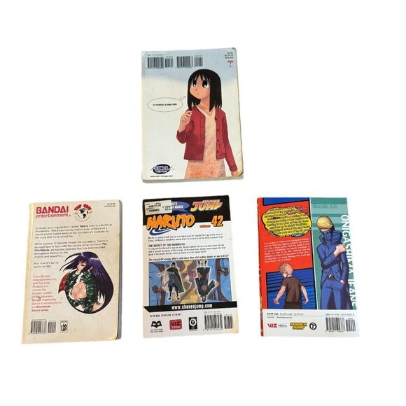 Magna Four Paperback Books Graphic Novels Naruto Hero Academia Witchblade Azuman - Picture 2 of 11